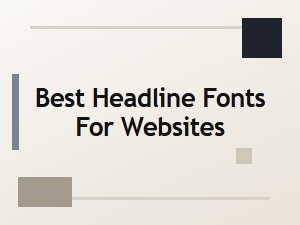Best Free Headline Fonts for Websites in 2024